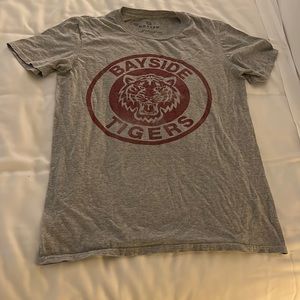 Bayside Tigers Saved by the Bell Size Small Grey Tee Shirt